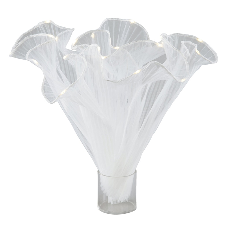 東京リボン チュール生地　フリルプリーツライト付　75806 28×2 #1 1袋（ご注文単位1袋）【直送品】