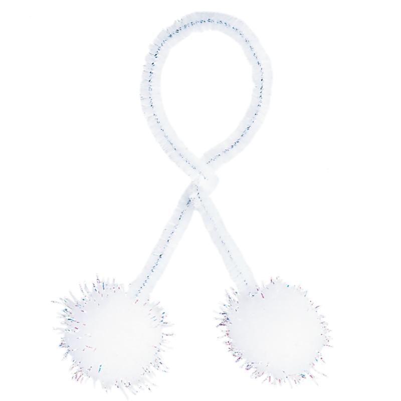 東京リボン ラッピングツール ラメポンポンM 80021 M 20本 #1 1袋(ご注文単位1袋)【直送品】