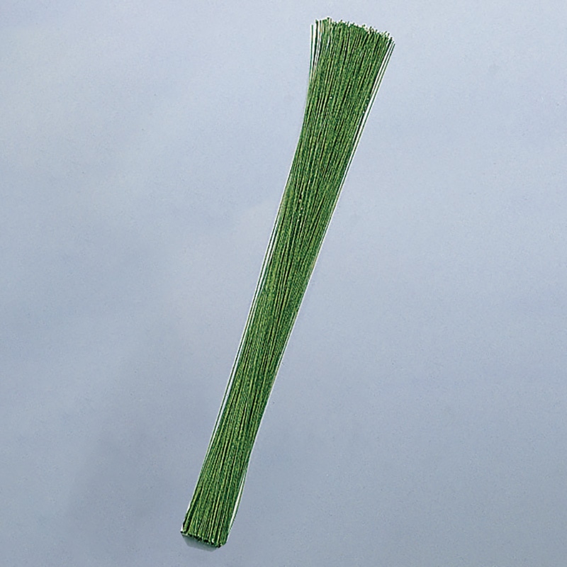 東京リボン ワイヤー地巻#26　80140 #26　1000本 #1　グリーン 1束（ご注文単位1束）【直送品】