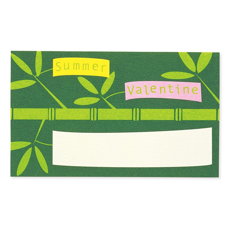 東京リボン ギフトカード　サマーV・カード　80204  #2 1パック（ご注文単位1パック）【直送品】