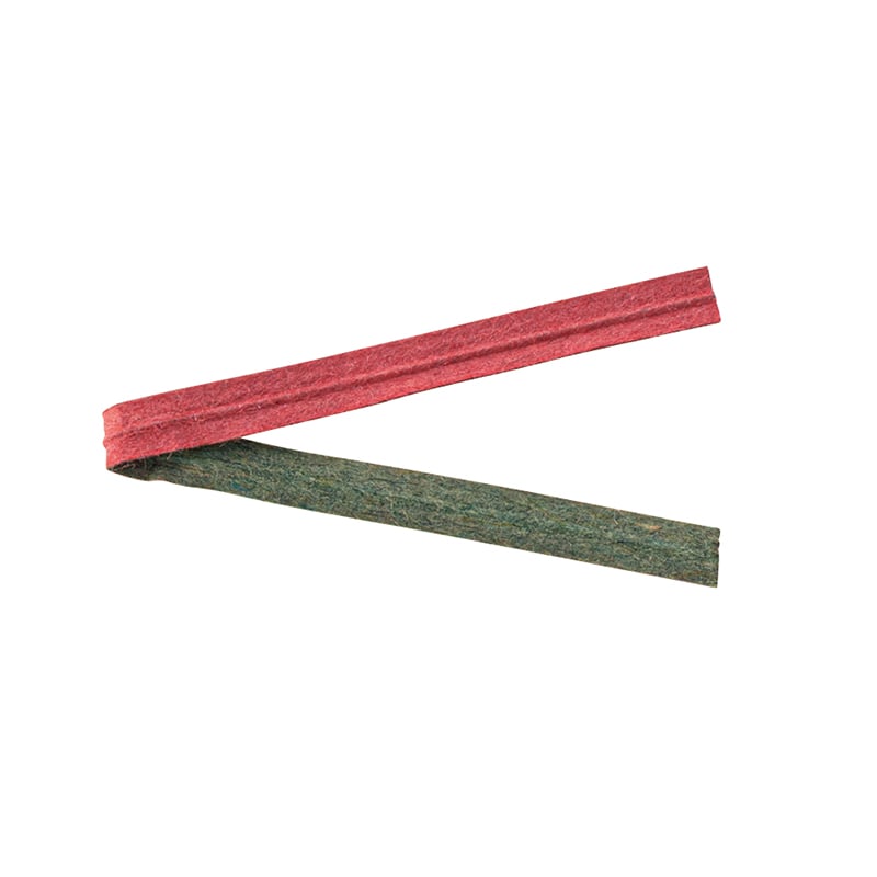 東京リボン タイ　フラットタイ　85110　4×8　200本入 #11　レッド／モスグリーン 1束（ご注文単位1束）【直送品】