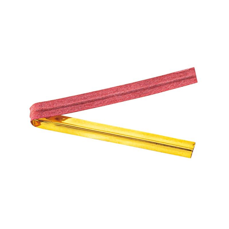 東京リボン タイ　フラットタイ　85110　4×8　200本入 #102　レッド／ゴールド 1束（ご注文単位1束）【直送品】