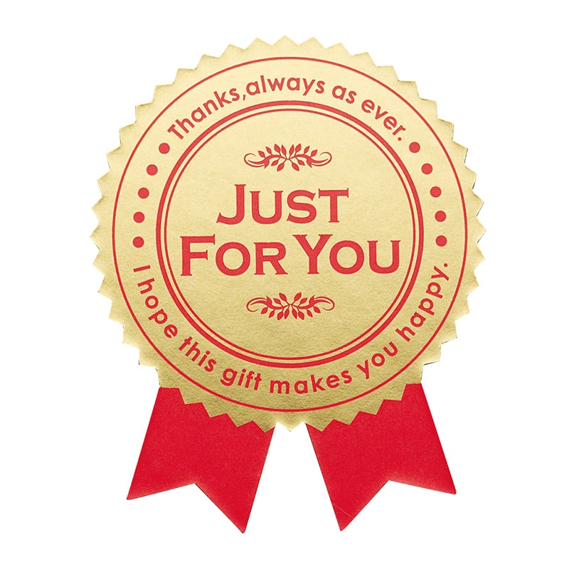 東京リボン シール　WS／メダルリボン　93206  #1　レッド 1束（ご注文単位1束）【直送品】