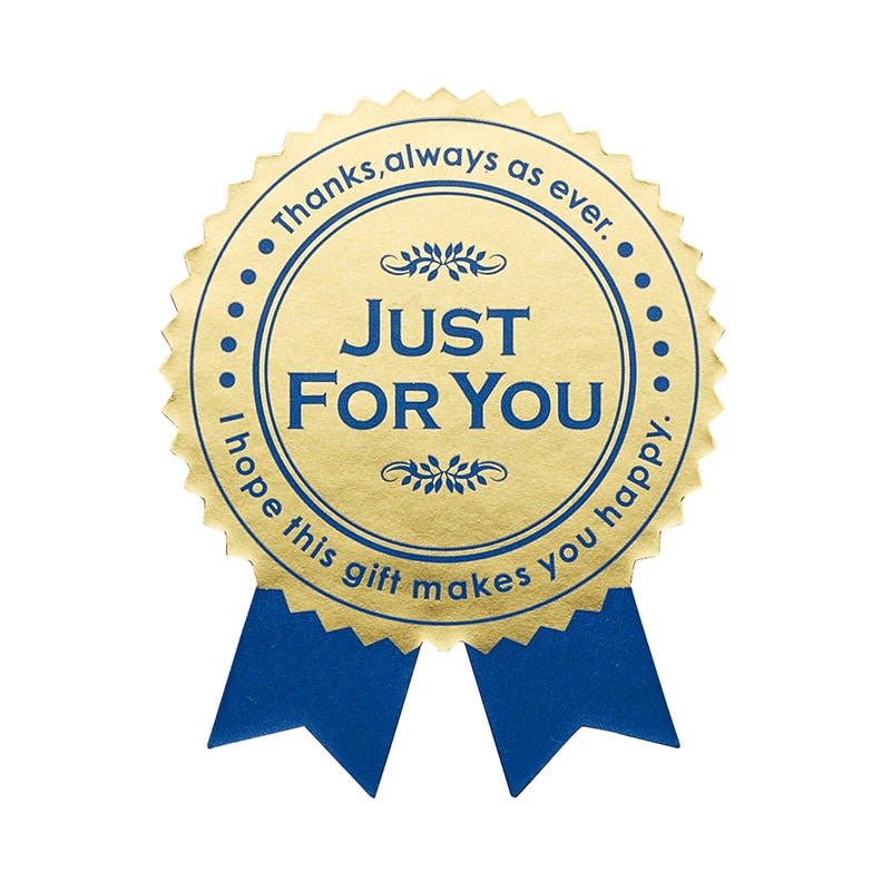 東京リボン シール　WS／メダルリボン　93206  #2　ブルー 1束（ご注文単位1束）【直送品】