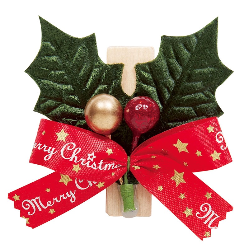 東京リボン ギフトクリップ　クリップヒイラギ2　92926  #101 1袋（ご注文単位1袋）【直送品】