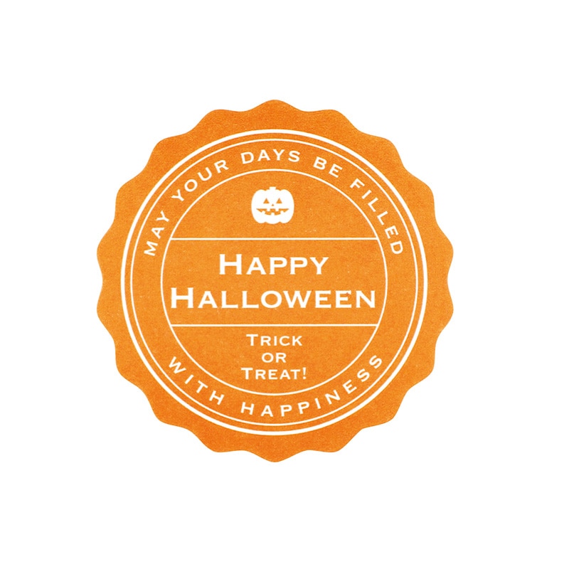 東京リボン ギフトシール　WSソフトメッセージ　93104  #4　ハロウィン 1パック（ご注文単位1パック）【直送品】