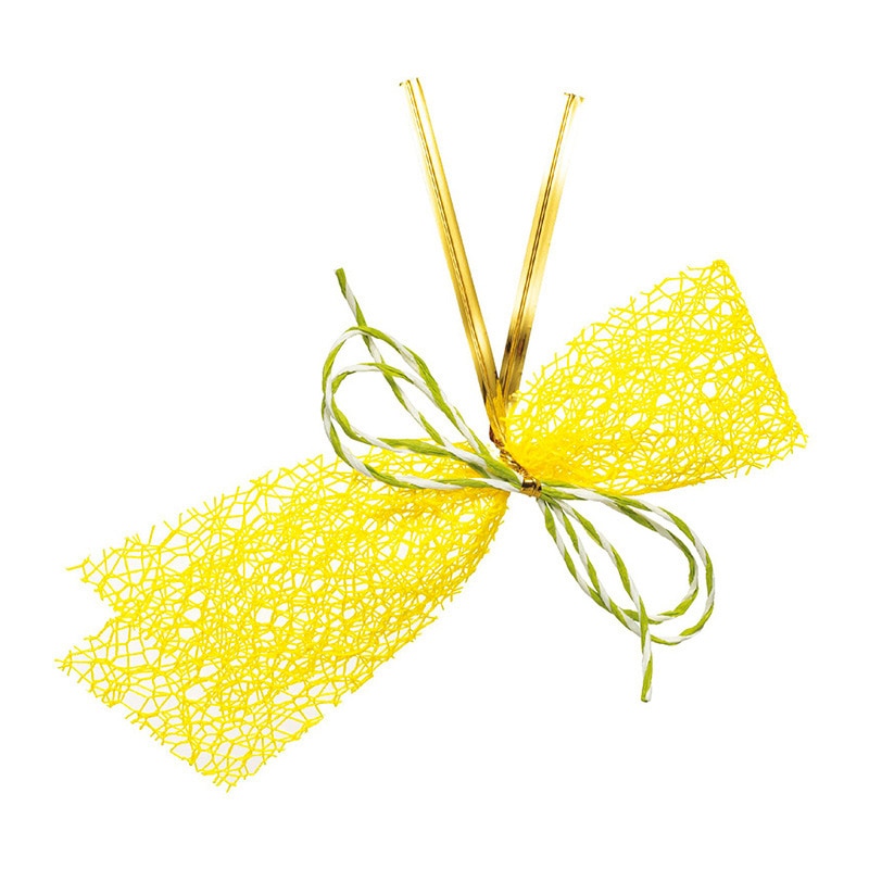 東京リボン タイ　クイックウェブパピエ　92715 20個入 #2　イエロー 1袋（ご注文単位1袋）【直送品】