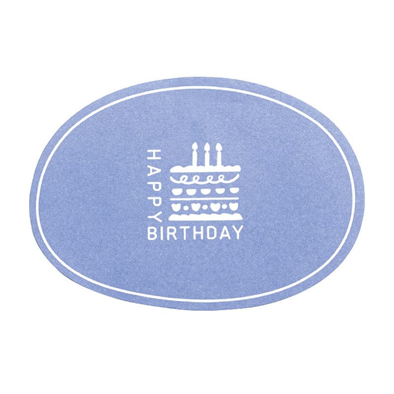 東京リボン ギフトシール wsバースデー 93133 #3 サックスブルー 1袋（ご注文単位1袋）【直送品】