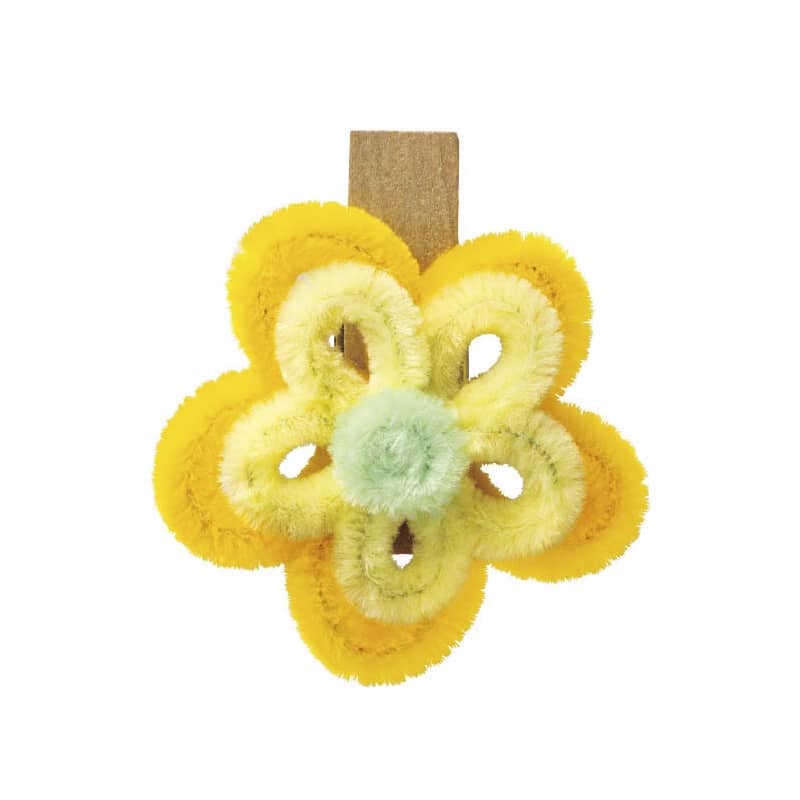 東京リボン クリップモールフラワー 92935 6cm×6cm #2 シトラス 1袋（ご注文単位1袋）【直送品】