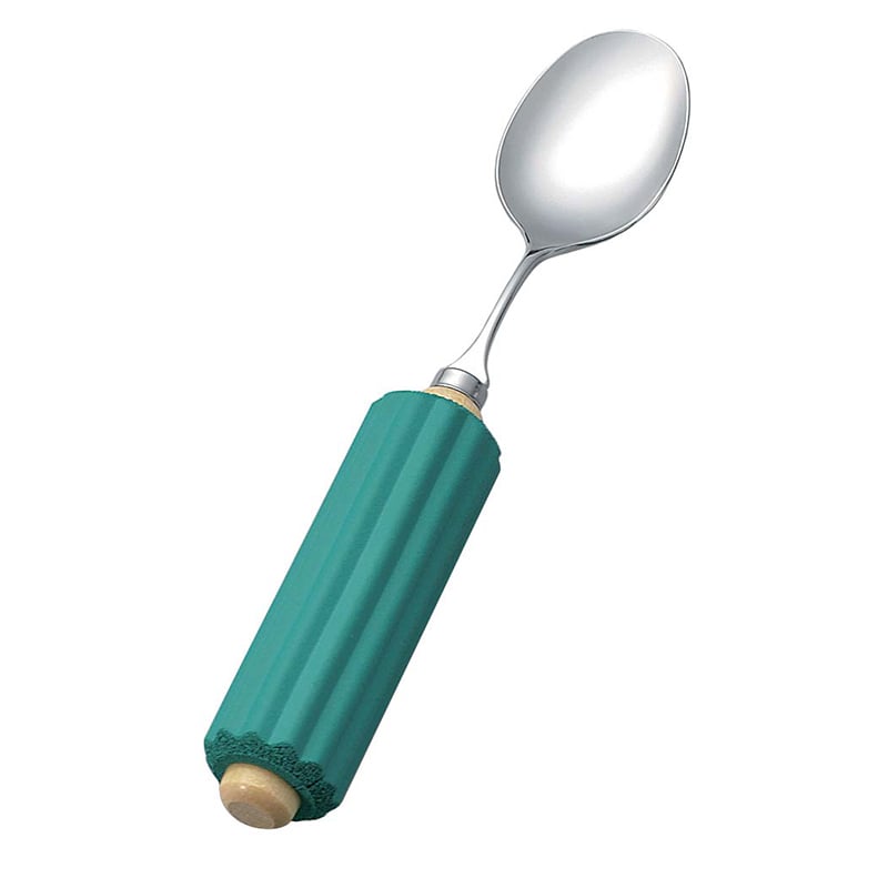 木製 丸 ハンドル・スポンジ付 スプーン大(R-1) 1個(ご注文単位1個)【直送品】