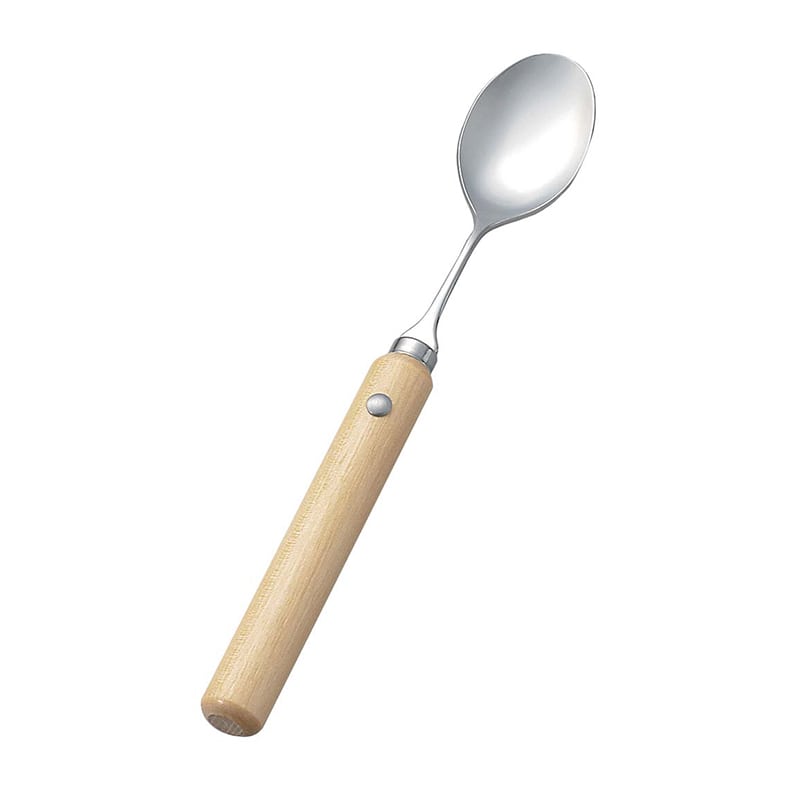 木製 丸 ハンドル スプーン 小(R-10) 1個(ご注文単位1個)【直送品】
