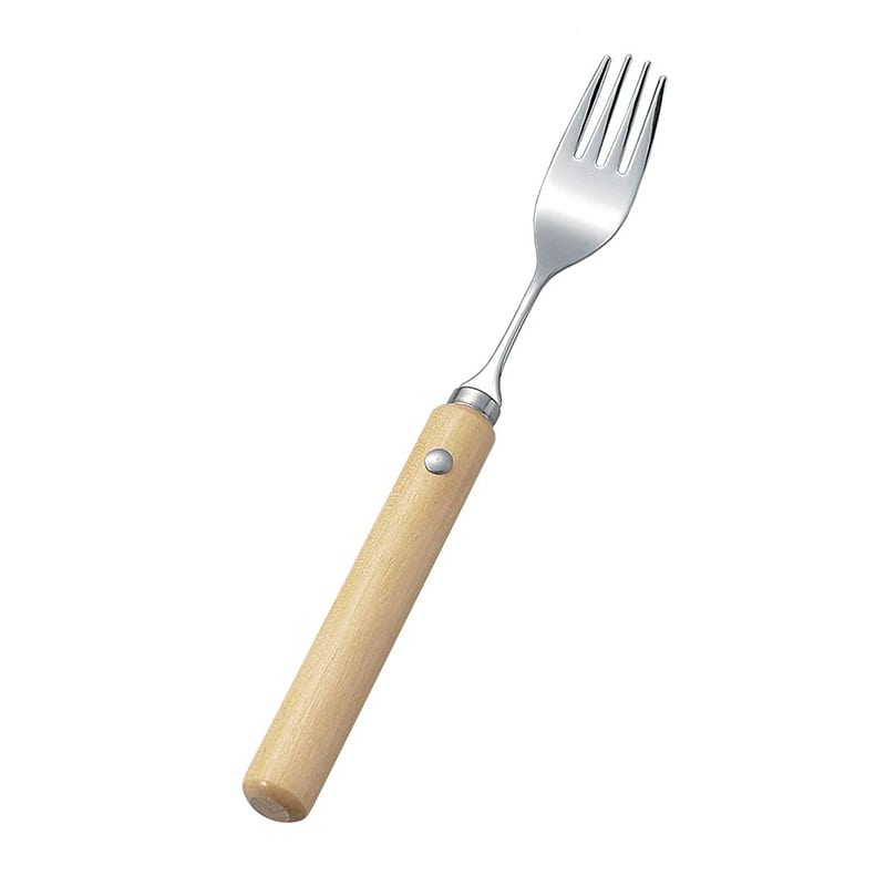 木製 丸 ハンドル フォーク 小(R-11) 1個(ご注文単位1個)【直送品】