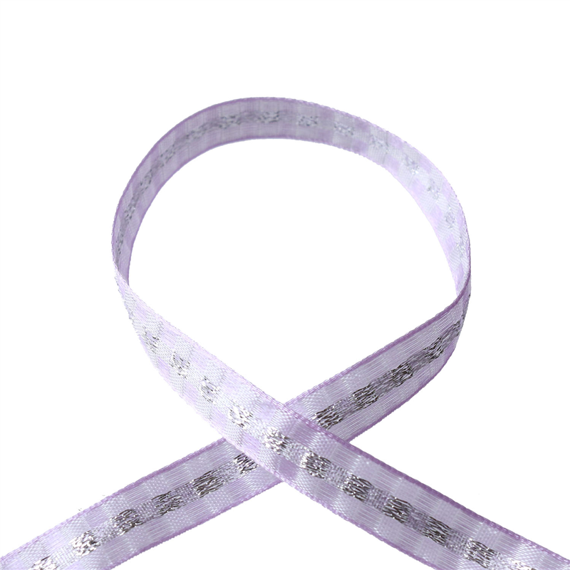 Blanc de コア リボン クリスタルチェック No.1010-64 10mm×15m 1巻(ご注文単位1巻)【直送品】