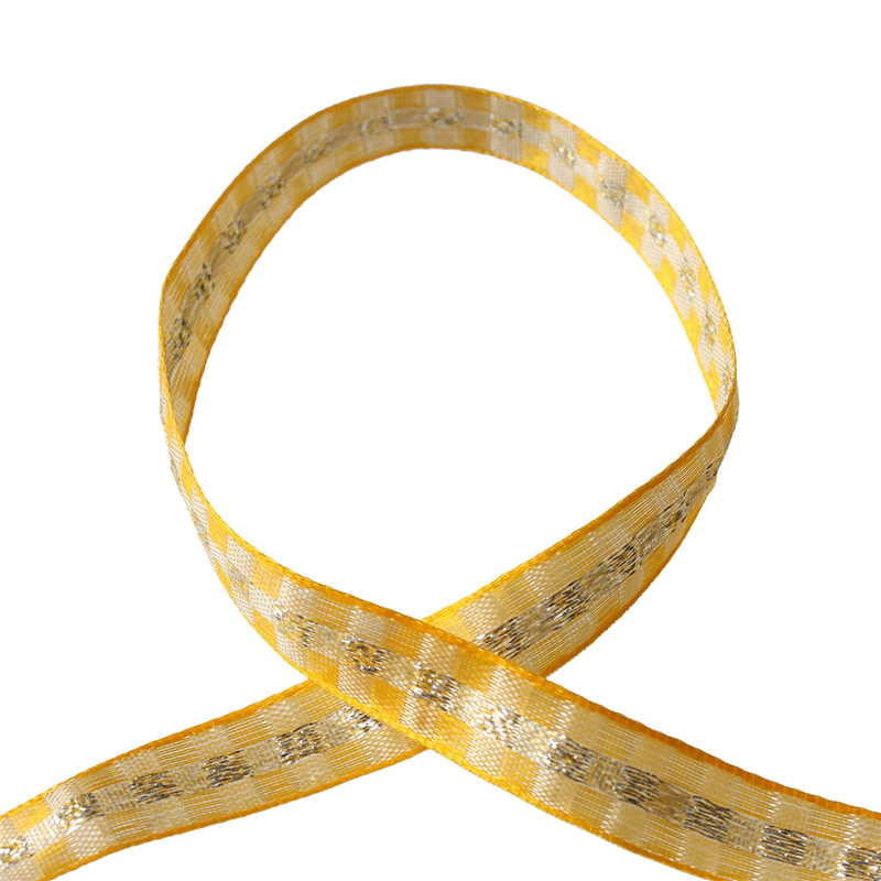 Blanc de コア リボン クリスタルチェック No.1010-83 10mm×15m 1巻(ご注文単位1巻)【直送品】