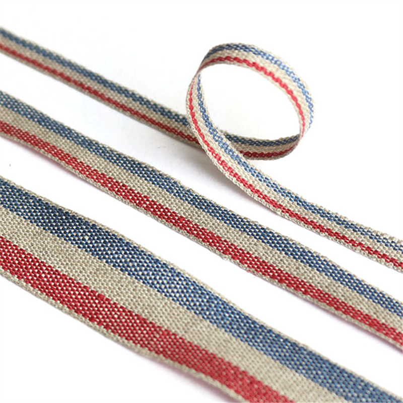 Blanc de コア リボン リネン (トリコロール) No.3727 5mm×10m 1巻（ご注文単位1巻）【直送品】