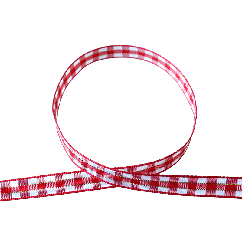 チェックリボン 1巻(ご注文単位1巻)【直送品】