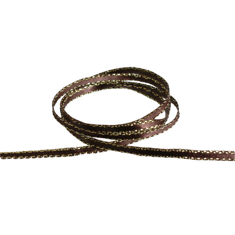 Blanc de コア リボン エッジラメサテン No.2903-46 3mm×30m 1巻（ご注文単位1巻）【直送品】