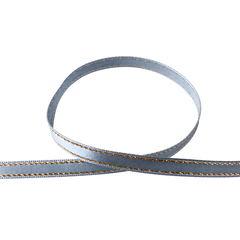 Blanc de コア リボン サイドメタリックサテン No.2900-27 6mm×15m 1巻（ご注文単位1巻）【直送品】