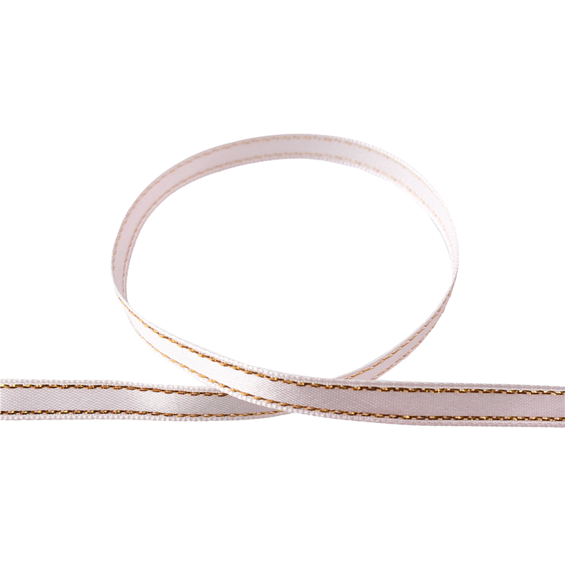 Blanc de コア リボン サイドメタリックサテン No.2900-51 6mm×15m 1巻（ご注文単位1巻）【直送品】