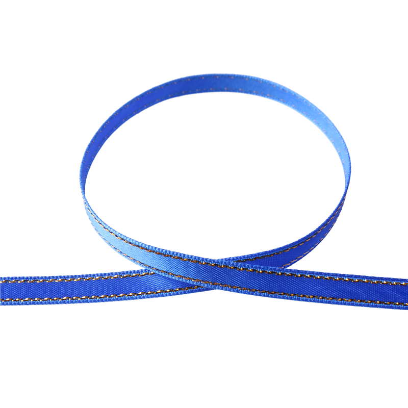 Blanc de コア リボン サイドメタリックサテン No.2900-74 6mm×15m 1巻（ご注文単位1巻）【直送品】