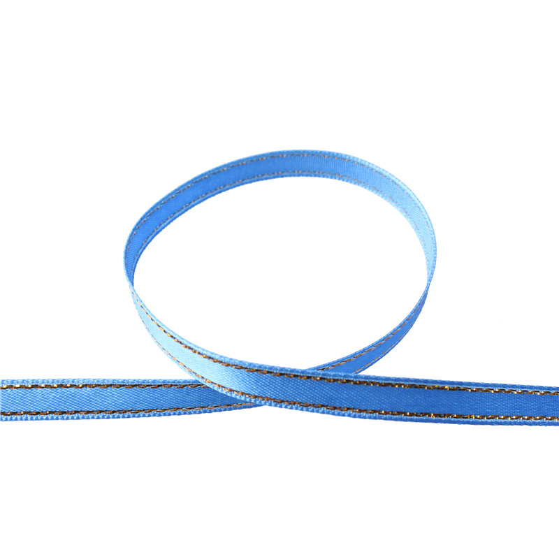 Blanc de コア リボン サイドメタリックサテン No.2900-75 6mm×15m 1巻（ご注文単位1巻）【直送品】