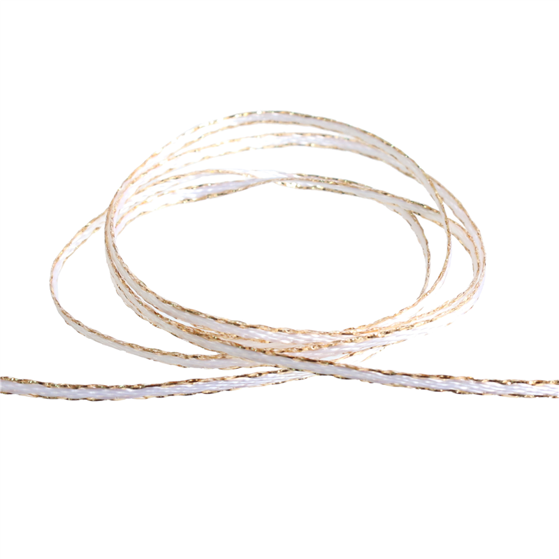 Blanc de コア リボン 2MMエッジメタリック No.3702-11 2mm×30m 1巻（ご注文単位1巻）【直送品】