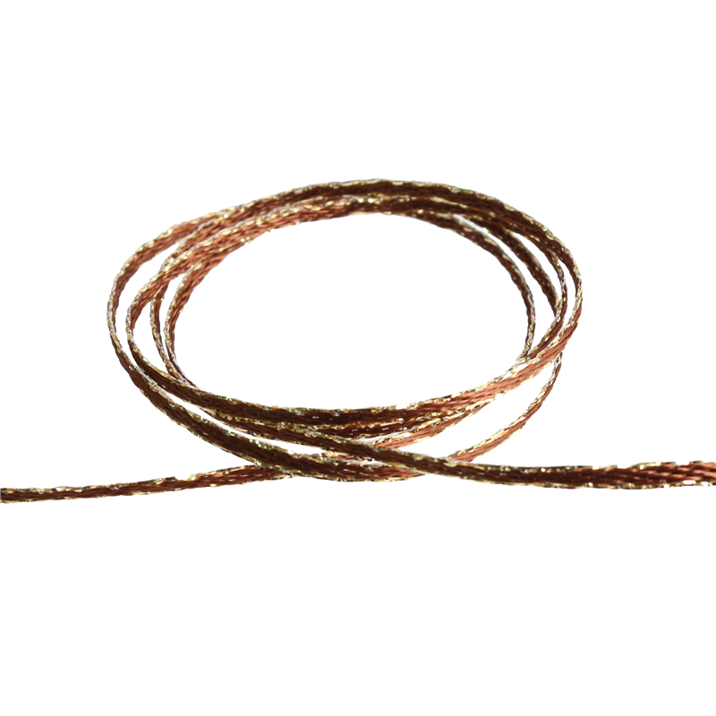 Blanc de コア リボン 2MMエッジメタリック No.3702-43 2mm×30m 1巻（ご注文単位1巻）【直送品】