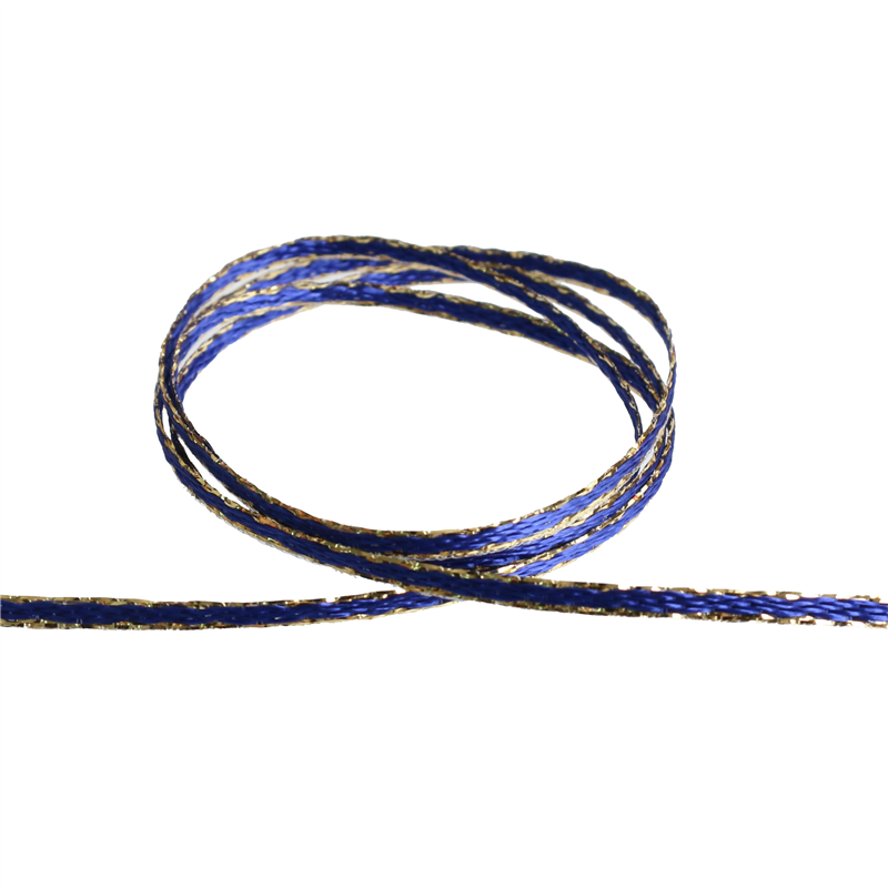 Blanc de コア リボン 2MMエッジメタリック No.3702-74 2mm×30m 1巻（ご注文単位1巻）【直送品】