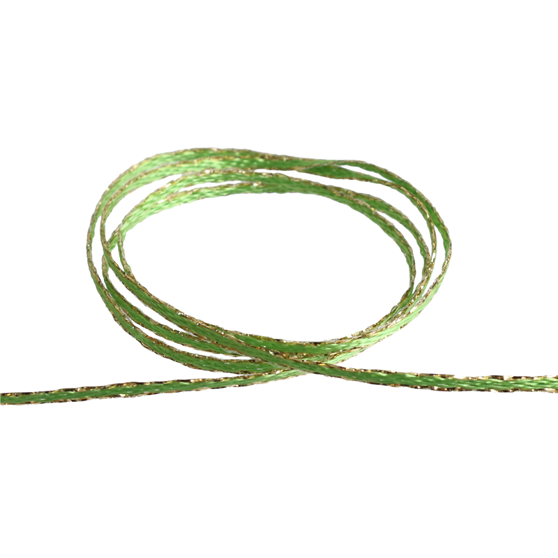 Blanc de コア リボン 2MMエッジメタリック No.3702-90 2mm×30m 1巻（ご注文単位1巻）【直送品】