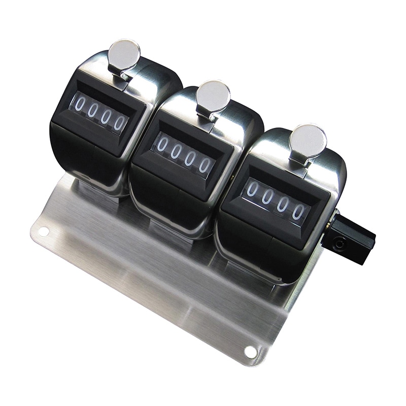 数取器　連式　3連　HM404-3   1個（ご注文単位1個）【直送品】