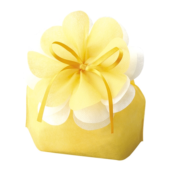 エーワン 不織布袋 ブルーミング巾着 大 イエロー LP0071NL00 20枚/束(ご注文単位1束)【直送品】