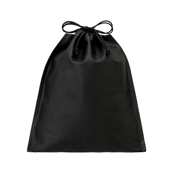 エーワン 不織布袋 巾着ポーチ SS 黒 LP0105AB00 50枚/束(ご注文単位2束)【直送品】