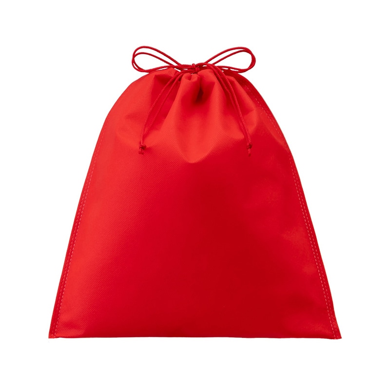 エーワン 不織布袋 巾着ポーチ S 赤 LP0106AL00 50枚/束(ご注文単位2束)【直送品】