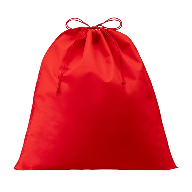 エーワン 不織布袋 巾着ポーチ L 赤 LP0108AL00 50枚/束(ご注文単位2束)【直送品】