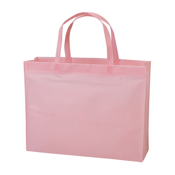 エーワン 不織布袋 ベーシックトート75 A4横 ライトピンク LC0480AI00 50枚/束（ご注文単位4束）【直送品】