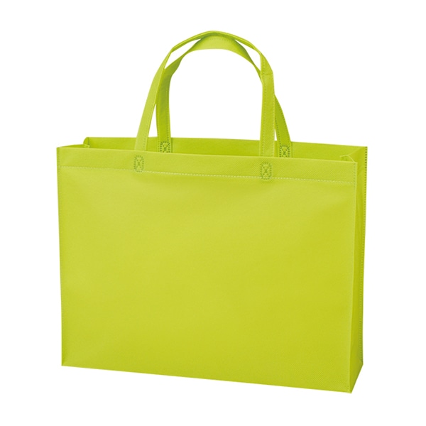 エーワン 不織布袋 ベーシックトート75 A4横 マスカットグリーン LC0480AM00 50枚/束（ご注文単位4束）【直送品】