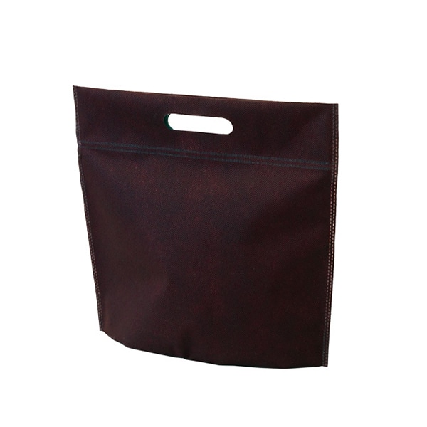 エーワン 不織布保冷袋 カラークールチャックシール 小判抜き 小 ダークブラウン LC0627SG00 50枚/束（ご注文単位4束）【直送品】