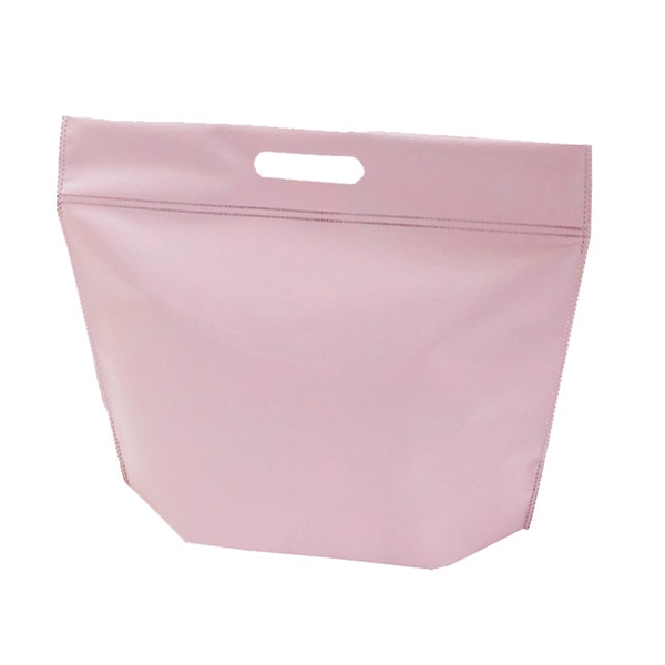 エーワン 不織布保冷袋 カラークールチャックシール 小判抜き 大 ライトピンク LC0628SI00 50枚/束（ご注文単位4束）【直送品】