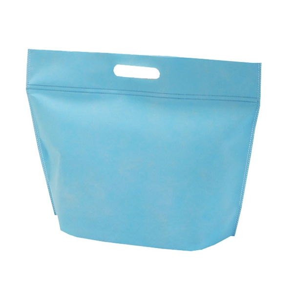 エーワン 不織布保冷袋 カラークールチャックシール 小判抜き 大 パステルブルー LC0628SJ00 50枚/束（ご注文単位4束）【直送品】
