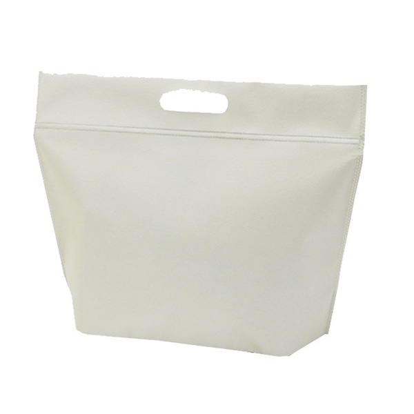 エーワン 不織布保冷袋 カラークールチャックシール 小判抜き 大 ライトベージュ LC0628SW00 50枚/束（ご注文単位4束）【直送品】