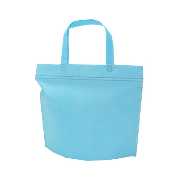 エーワン 不織布保冷袋 カラークールチャックシール トート 小 パステルブルー LC0629SJ00 50枚/束(ご注文単位4束)【直送品】