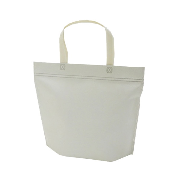 エーワン 不織布保冷袋 カラークールチャックシール トート 小 ライトベージュ LC0629SW00 50枚/束(ご注文単位4束)【直送品】