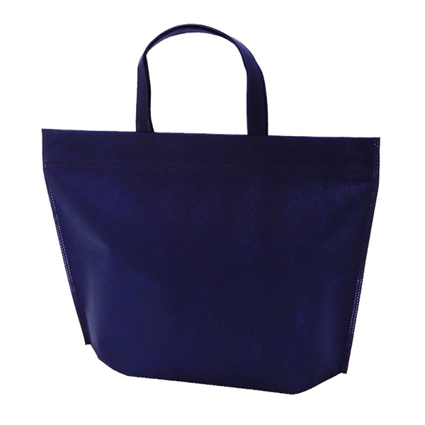 エーワン 不織布保冷袋 カラークールチャックシール トート 大 紺 LC0630SD00 50枚/束(ご注文単位4束)【直送品】