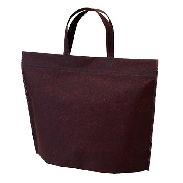 エーワン 不織布保冷袋 カラークールチャックシール トート 大 ダークブラウン LC0630SG00 50枚/束(ご注文単位4束)【直送品】