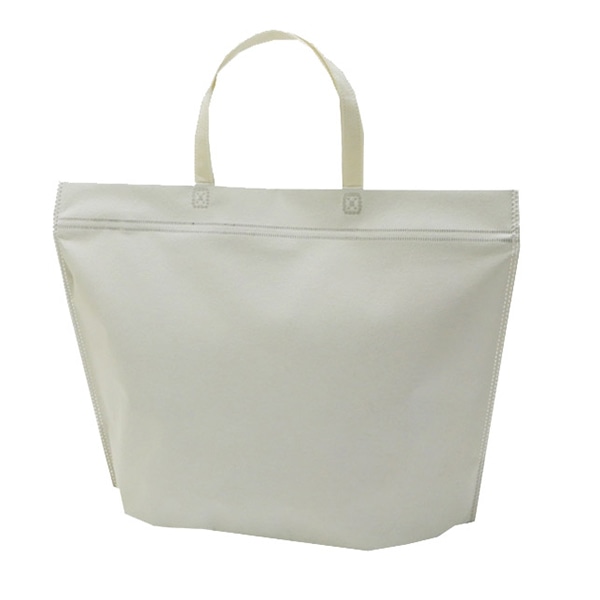 エーワン 不織布保冷袋 カラークールチャックシール トート 大 ライトベージュ LC0630SW00 50枚/束(ご注文単位4束)【直送品】