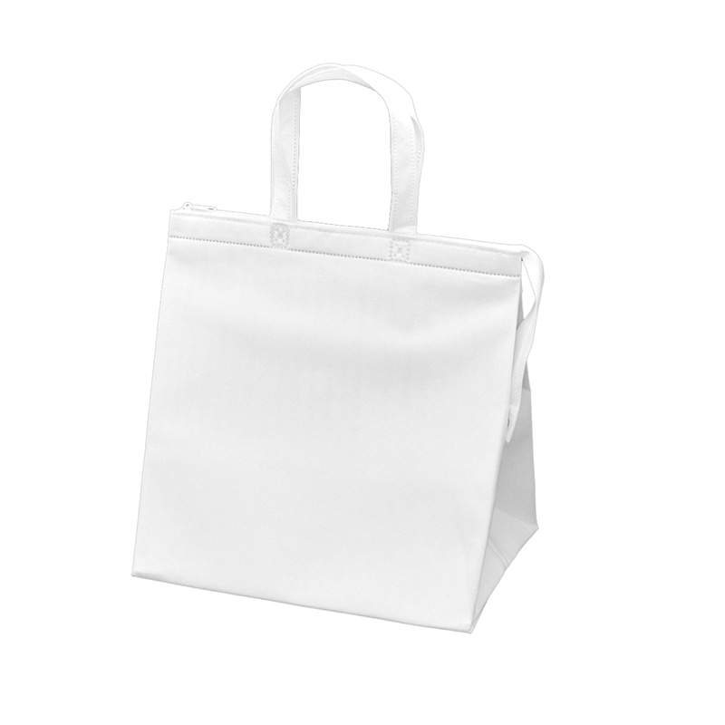 エーワン 不織布保冷袋 カラークールベーシック 中 白 LC0662NC00 50枚/束(ご注文単位2束)【直送品】