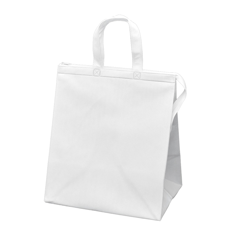 エーワン 不織布保冷袋 カラークールベーシック 大 白 LC0663NC00 25枚/束(ご注文単位4束)【直送品】