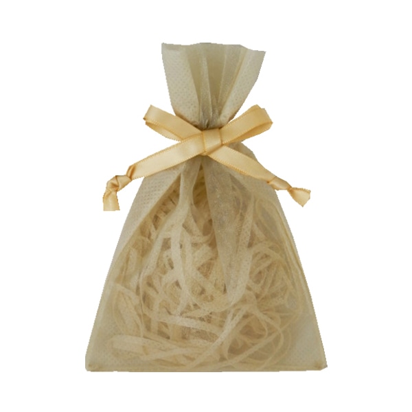 エーワン 不織布平袋 デュオ巾着 S1 ゴールド LS0701AC00 20枚/束（ご注文単位1束）【直送品】