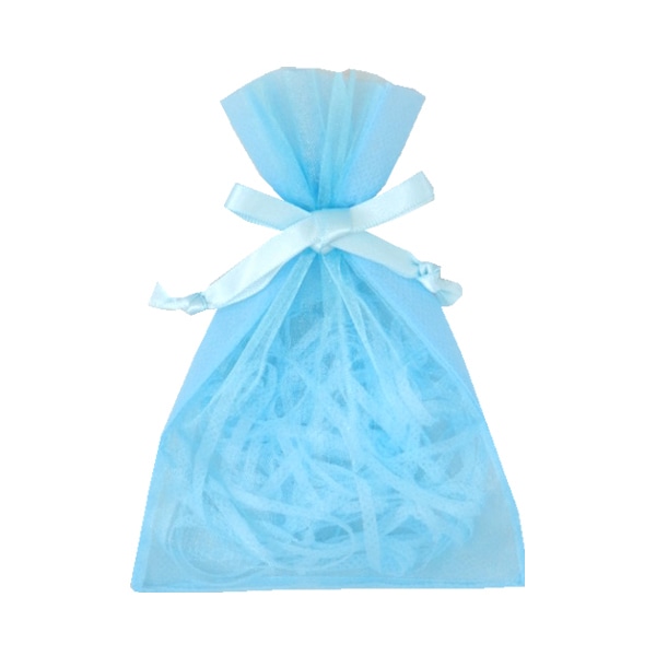 エーワン 不織布平袋 デュオ巾着 S1 ライトブルー LS0701AE00 20枚/束（ご注文単位1束）【直送品】