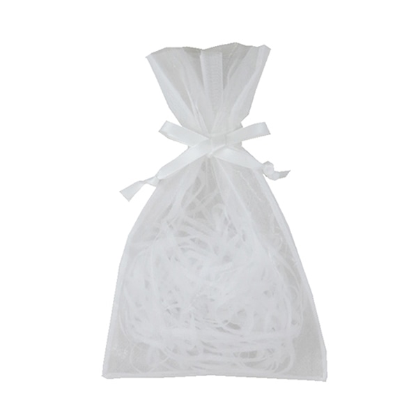 エーワン 不織布平袋 デュオ巾着 S2 白 LS0702AB00 20枚/束（ご注文単位1束）【直送品】